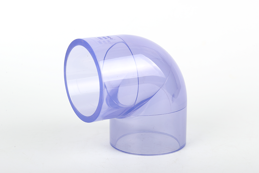 路南透明 90 度弯头